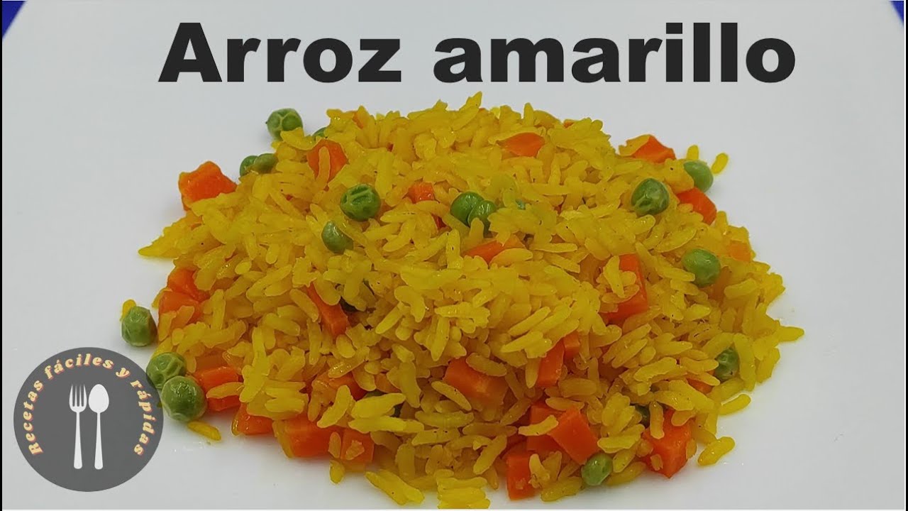 Arroz amarillo con azafrán