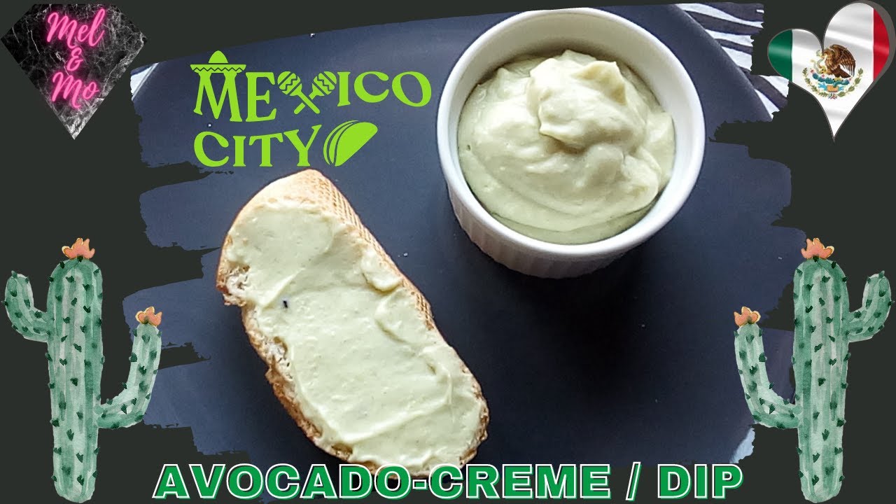 Avocado-Creme | Dip | Rezept | BBQ | Guacamole (150 Untertitel)