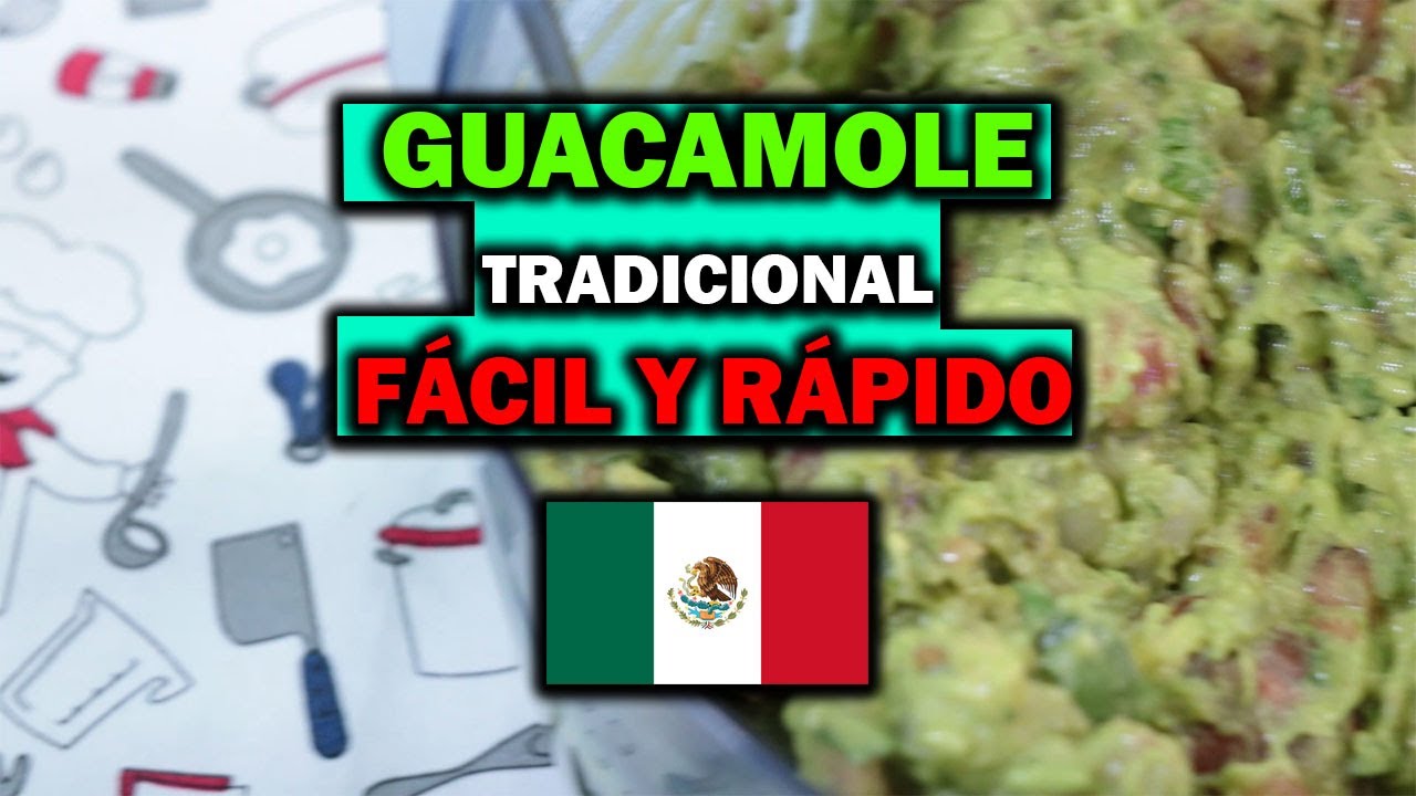 CÓMO HACER GUACAMOLE TRADICIONAL!! 🥑 FÁCIL Y RÁPIDO
