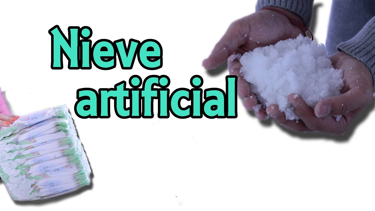 Cómo hacer nieve artificial (Experimentos Caseros)
