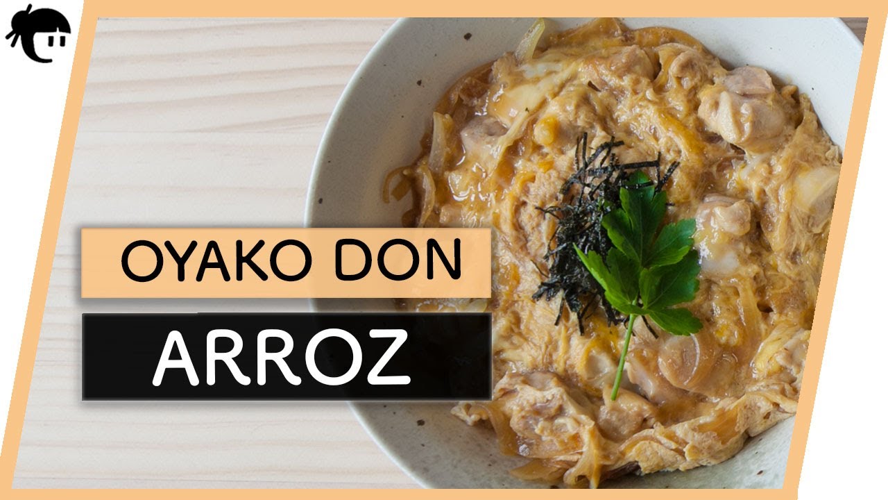 🍚 Como hacer OYAKO DONBURI😋 Pollo y huevo sobre arroz
