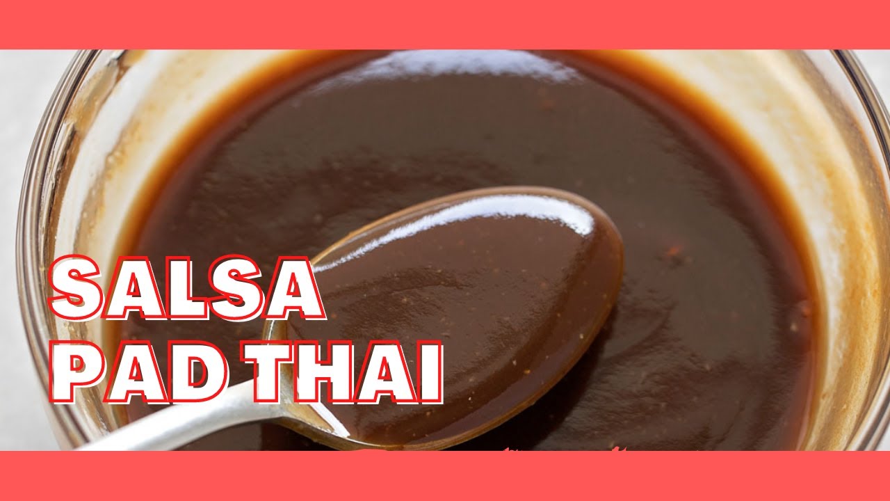 Cómo hacer Salsa Pad Thai casera, receta auténtica!