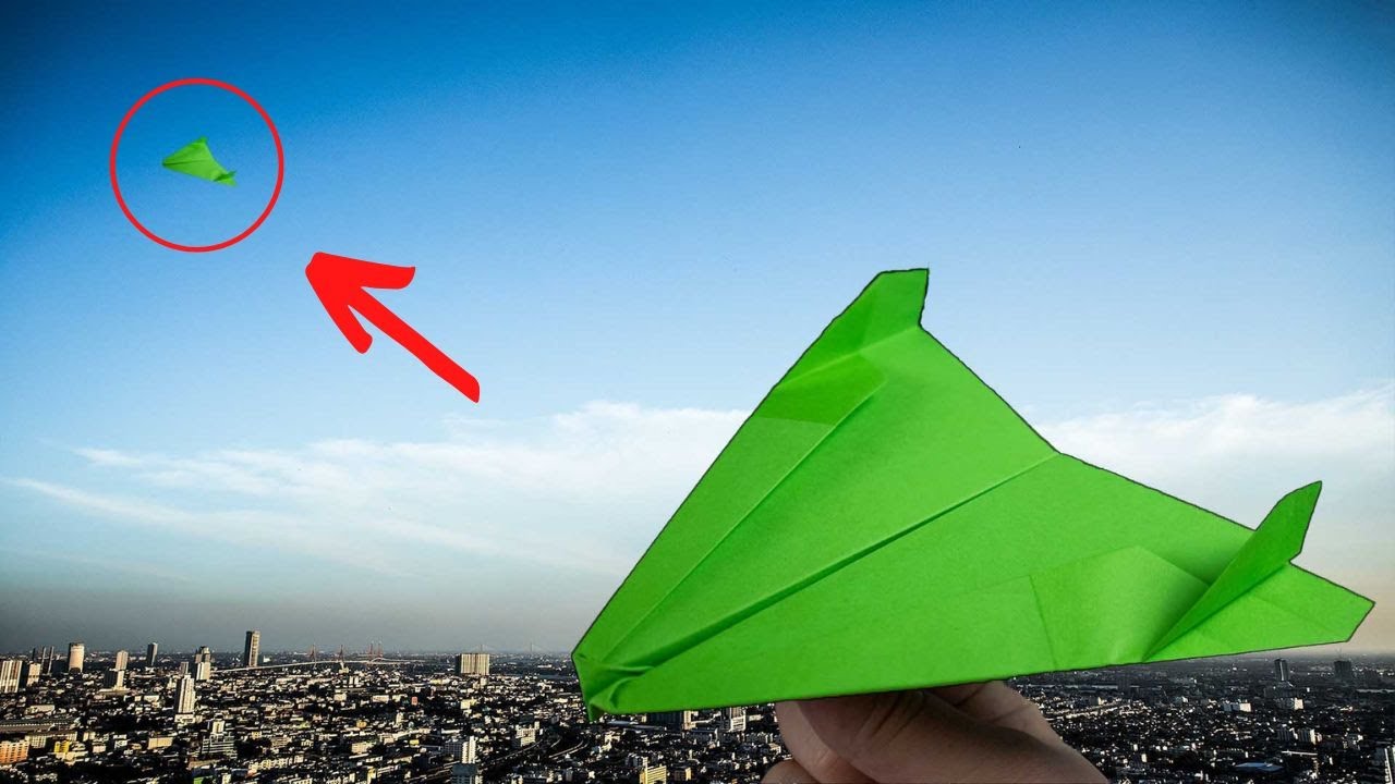 Como Hacer un Avión de Papel (MEJOR) | Paper Airplane ✈