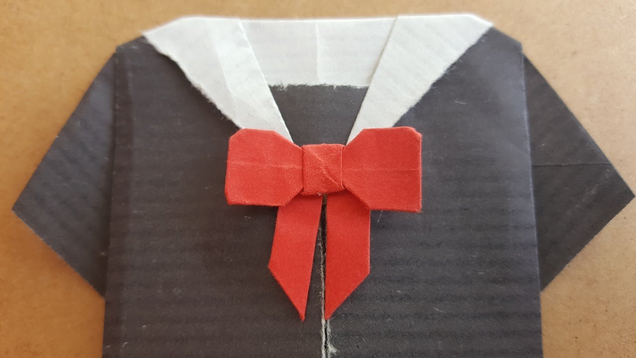 Cómo hacer una pajarita de papel - Origami