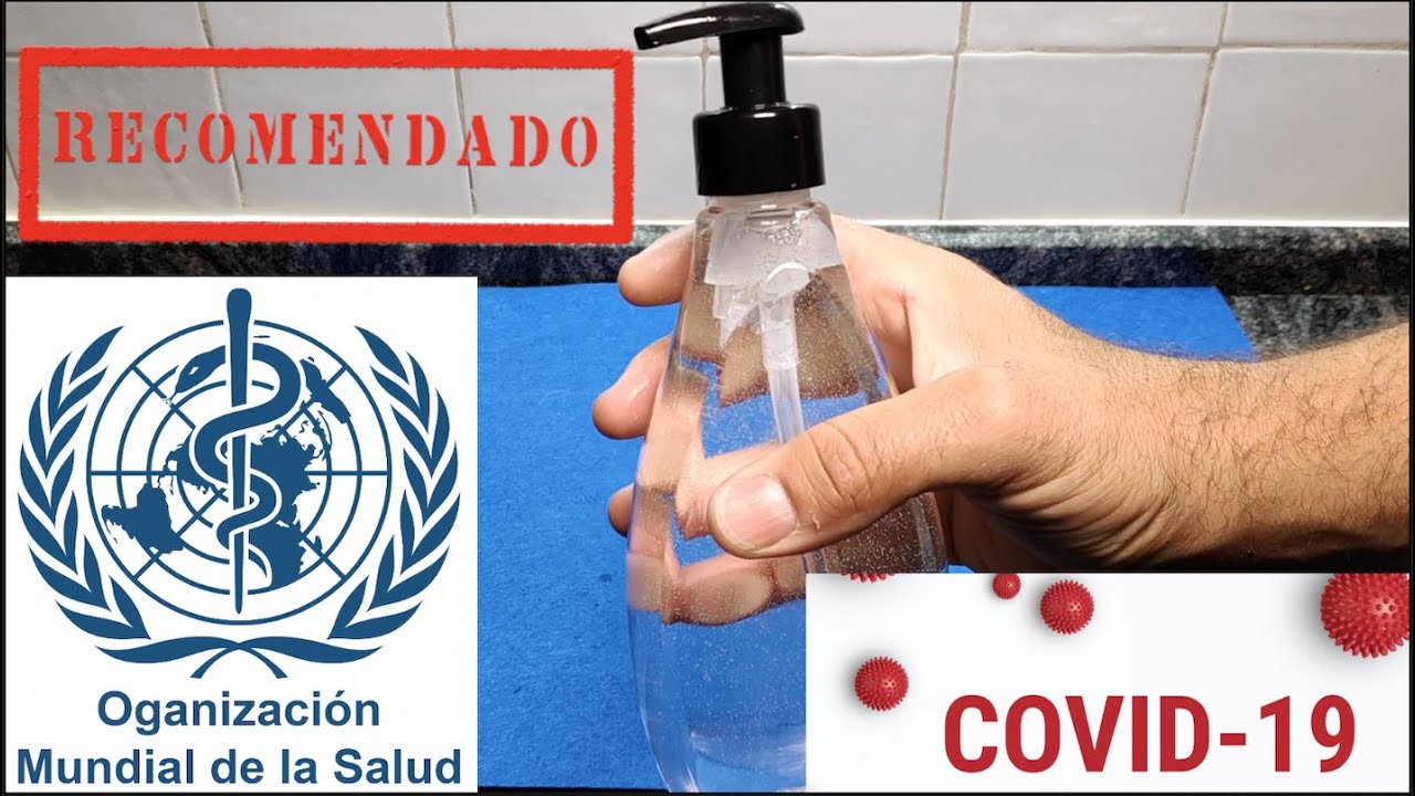 El desinfectante antibacterial de la Organización Mundial de la Salud.