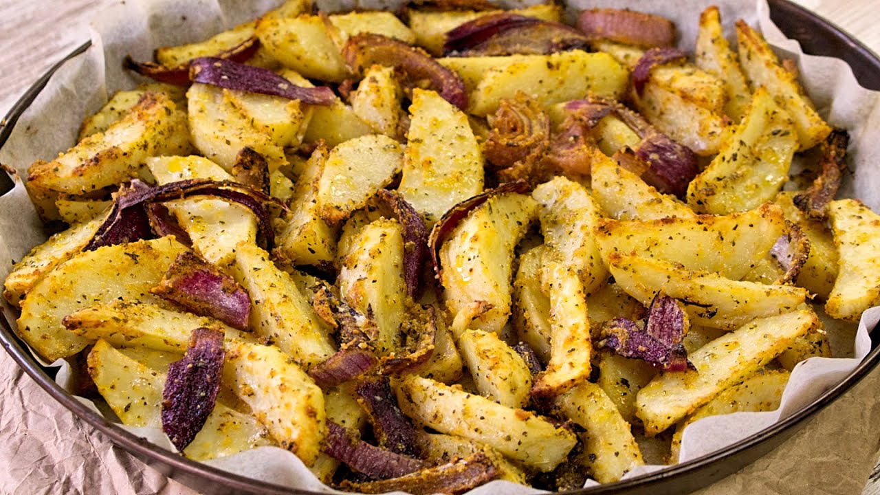 ¡Estas patatas son una locura! ¡Sin freír! Más saludables, hechas al horno.