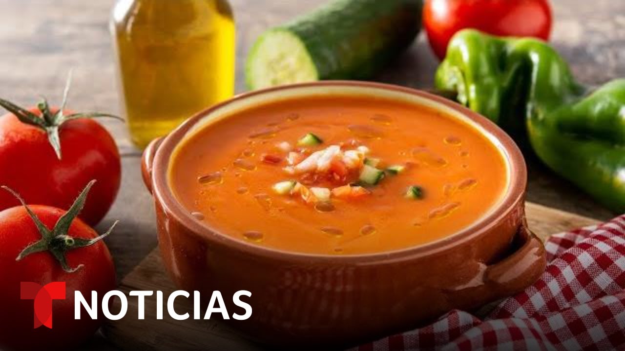 Gazpacho, una refrescante receta de origen Al-Ándalus | Noticias Telemundo