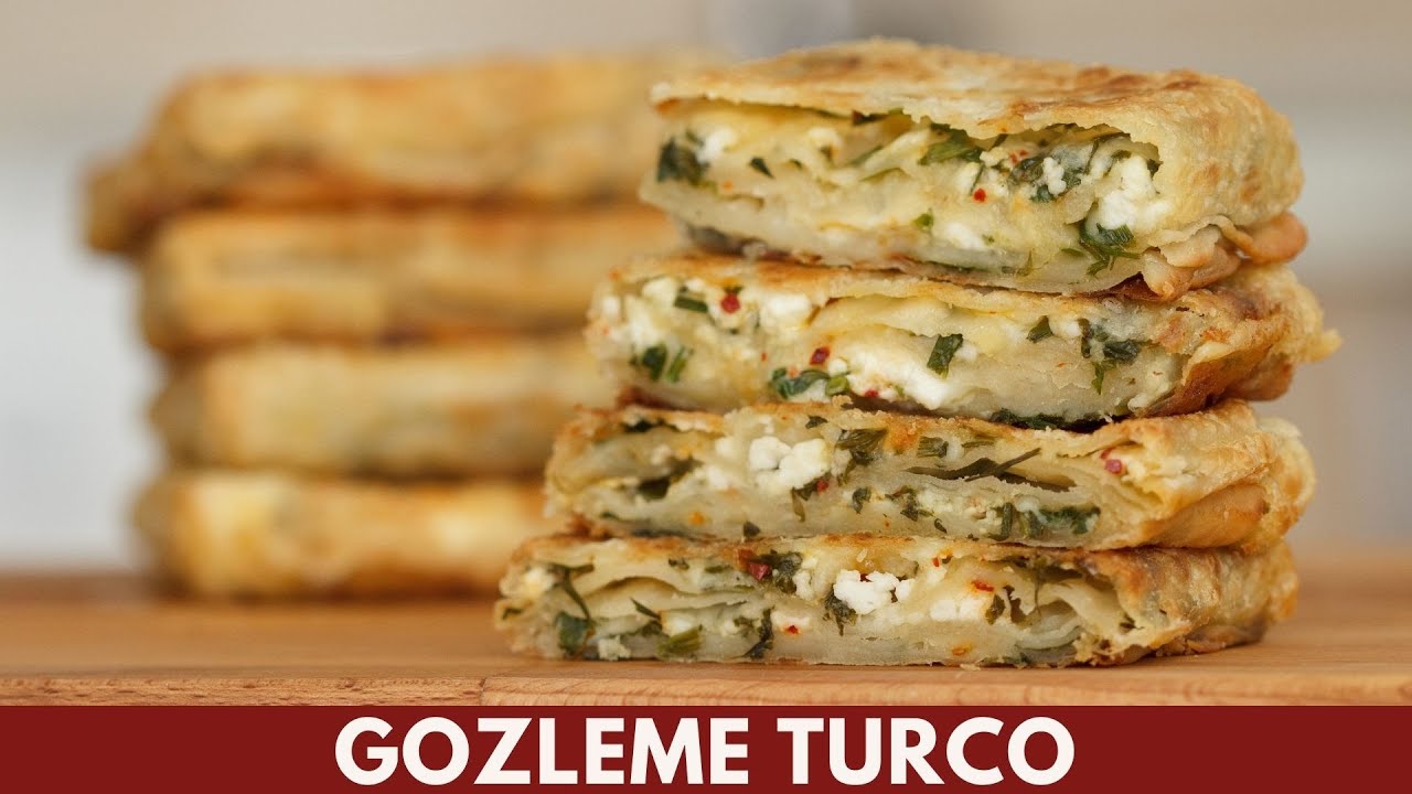 Gozleme, receta fácil y buenísima de la cocina Turca, sin horno, sin levadura | Katastrofa La Cocina