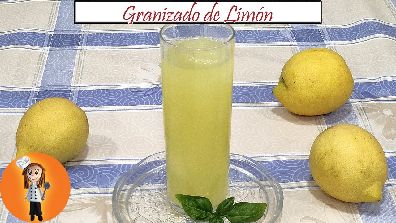 Granizado de limón auténtico | Receta de Cocina en Familia