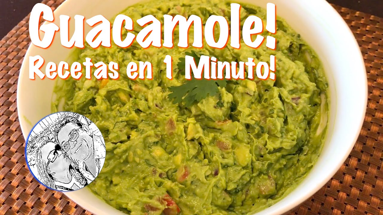 Guacamole - Recetas en 1 Minuto