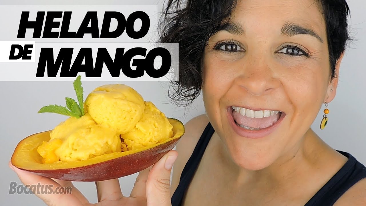 Helado de Mango (fácil y cremoso)