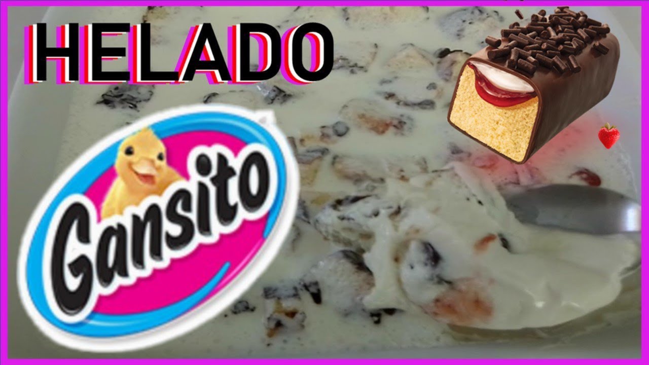helado gourmet de GANSITO / GANSITO gourmet ice cream 👈🤤