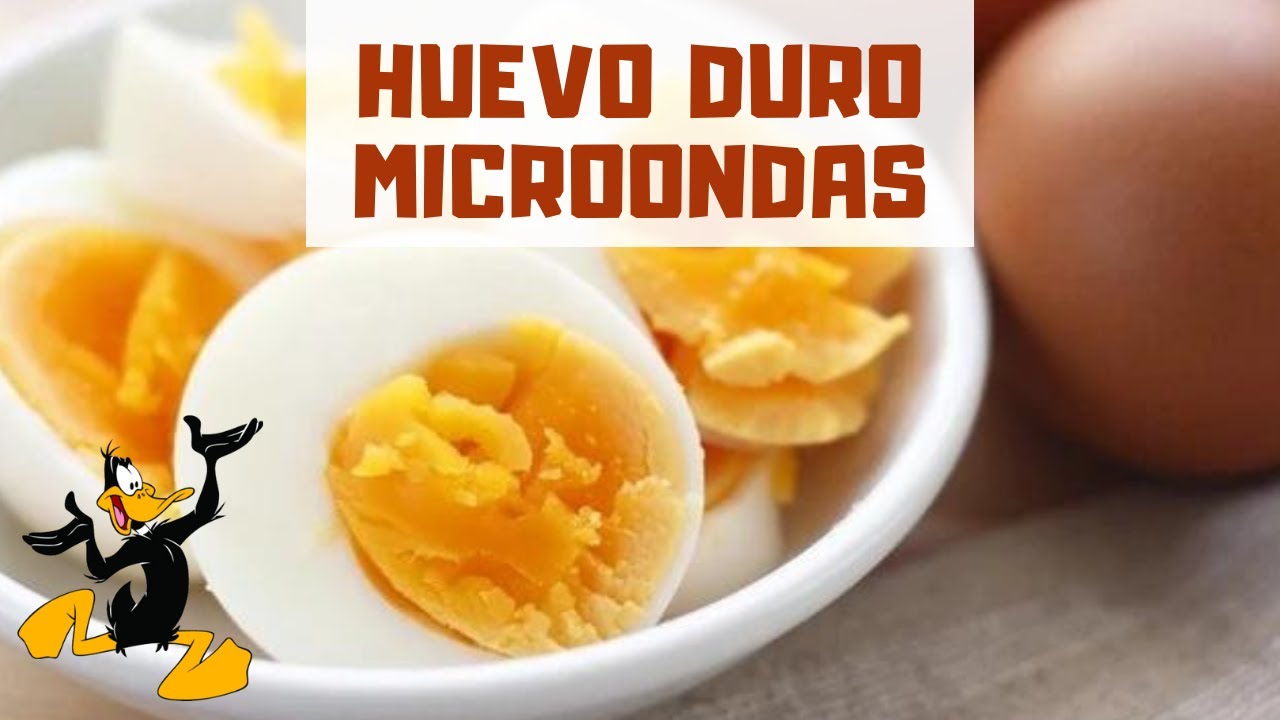Huevo Duro al Microondas 🥚 ¡RECETA CON HUEVO!