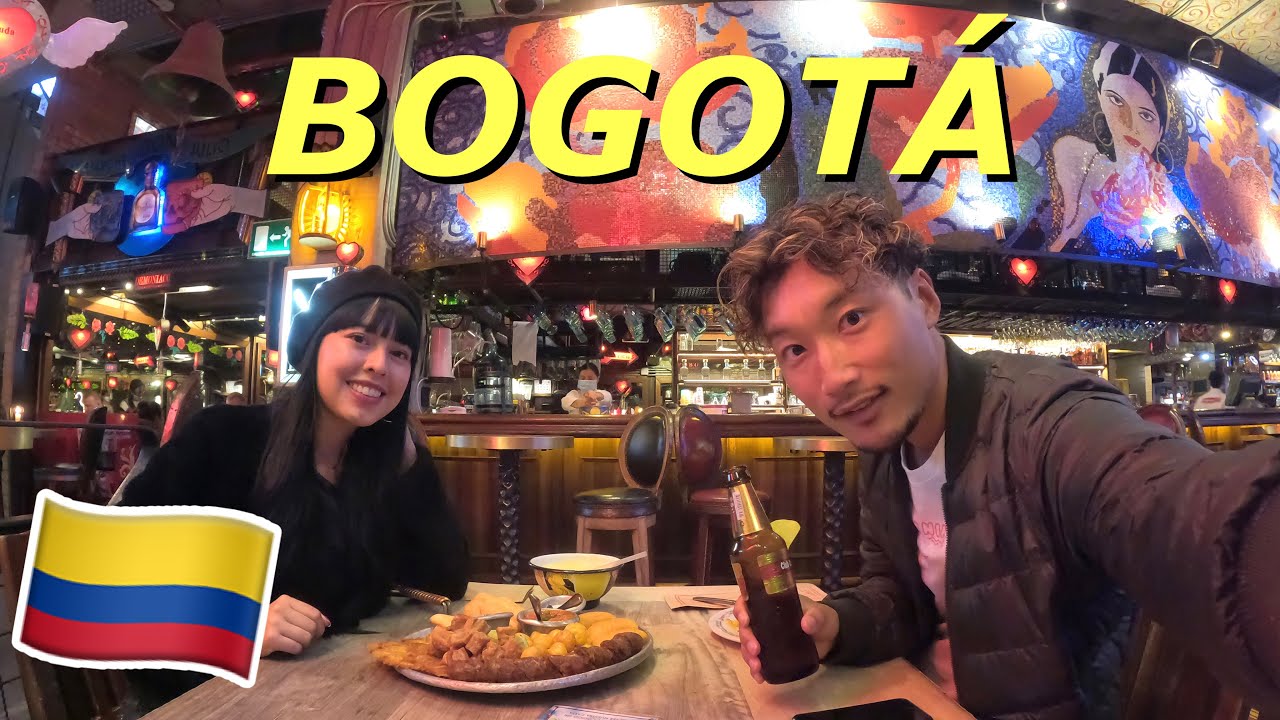 Japonés probando COMIDA COLOMBIANA en Bogotá! 🇨🇴 | Mi primer día en Colombia