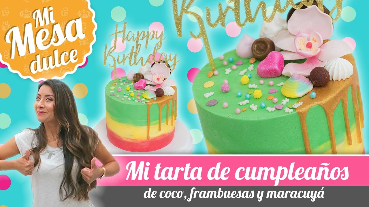 MI TARTA DE CUMPLEAÑOS | MESA DULCE DE PAM | Quiero Cupcakes!