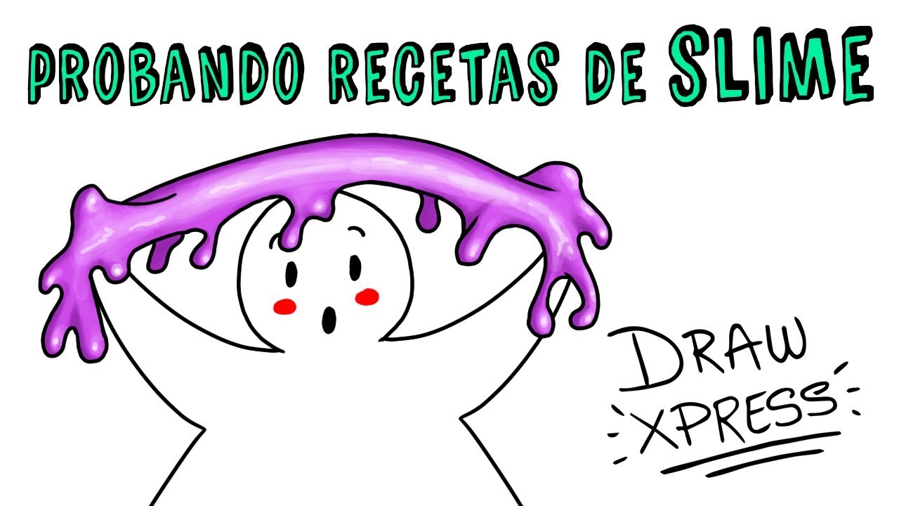 PROBANDO RECETAS DE SLIME DE LOS SUSCRIPTORES 💦 Draw My Life Hacemos slime DIY sin borax