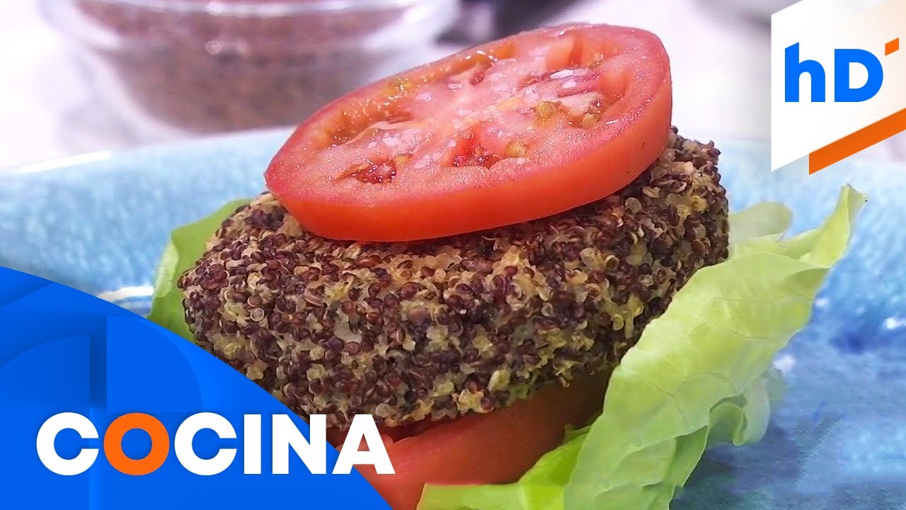 Receta para preparar hamburguesas de quinua | hoyDía | Telemundo