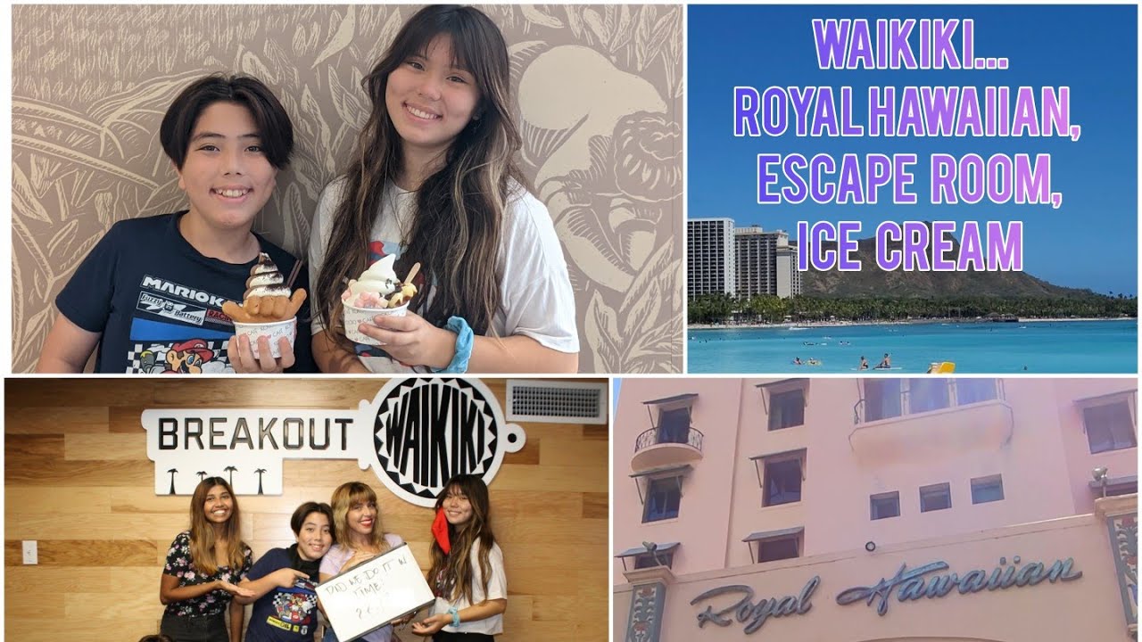 ROYAL HAWAIIAN WALKING TOUR in WAIKIKI 4K | LEI MAKING | ESCAPE ROOM