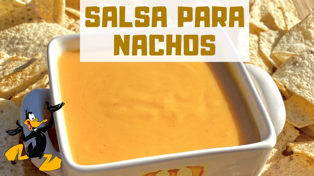 Salsa de Queso para Nachos 🤤 ¡RECETA 100% CASERA!
