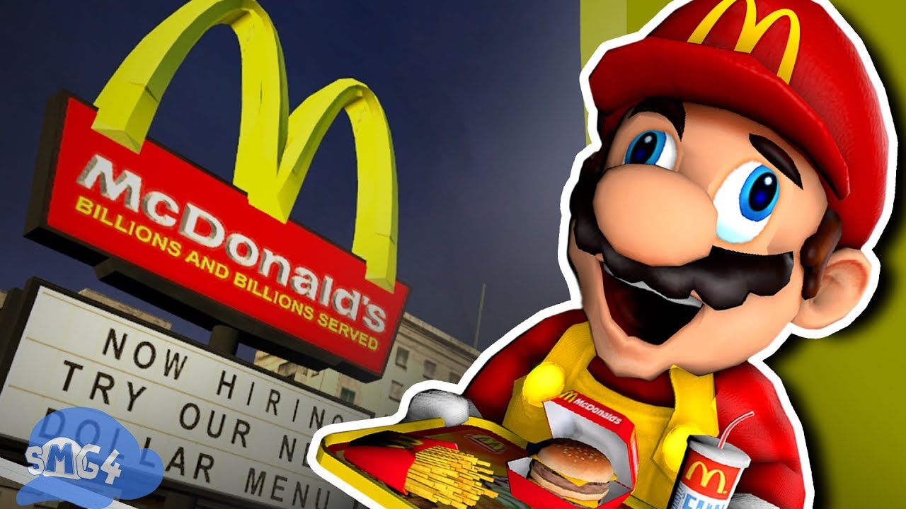 SMG4: Mario trabaja en Mcdonalds