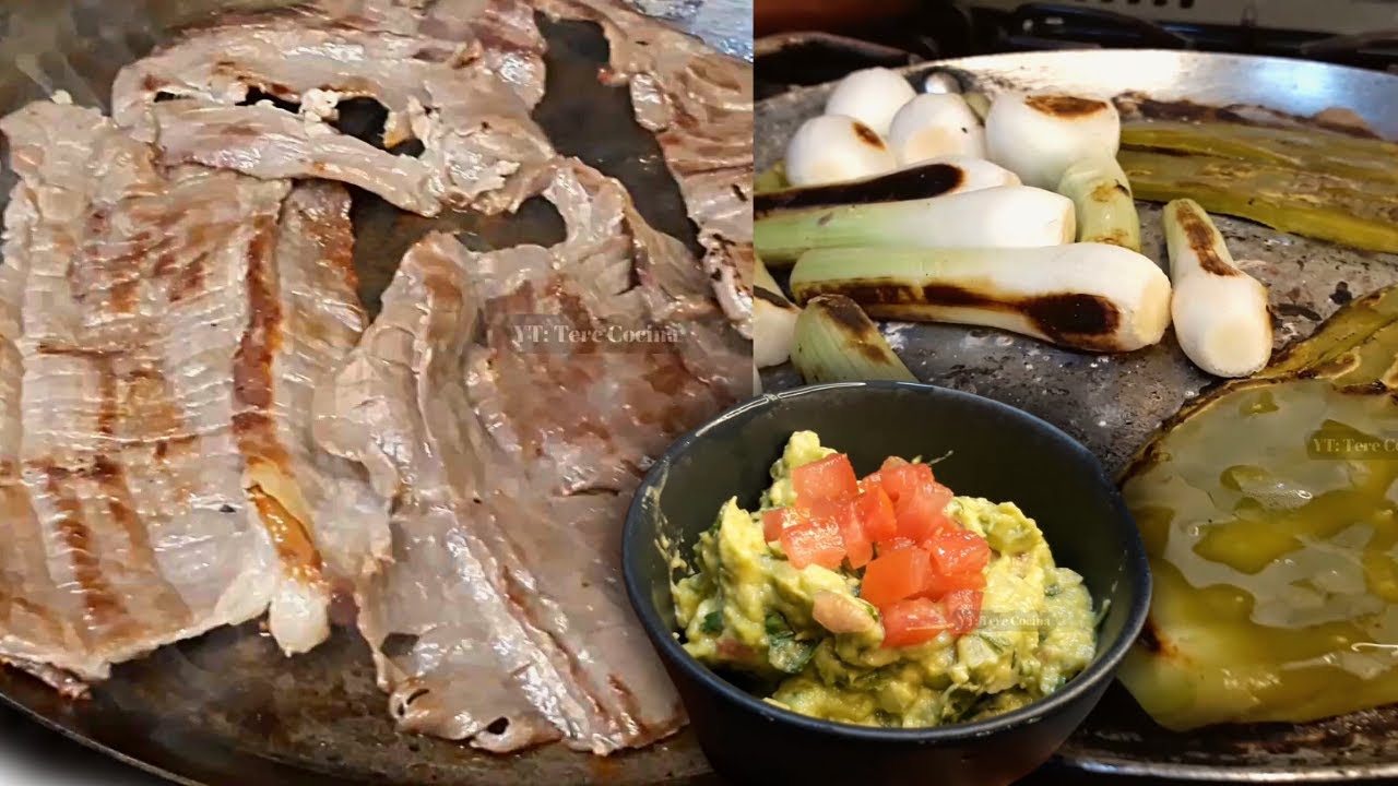 Taquitos callejeros en Casa 🔥Tacos de Cecina y Guacamole, verduras asadas y más ✨ Tere Cocina