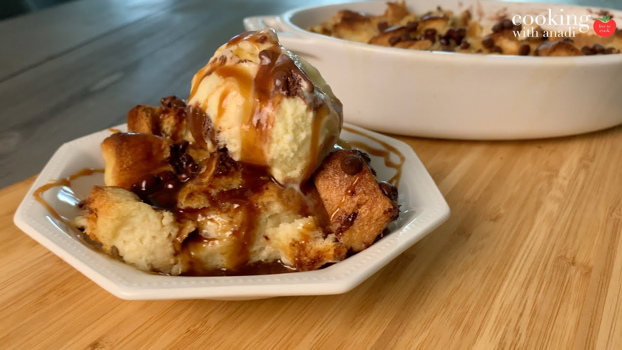 The BEST-EVER Brioche Bread Pudding with Whiskey Caramel Sauce
