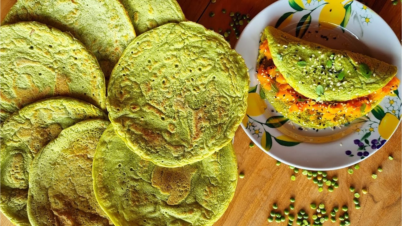 TORTILLAS DE ARVEJAS o GUISANTES Sin Gluten Sin HARINAS Economicas SALUDABLES VEGANAS Recetas de Gri