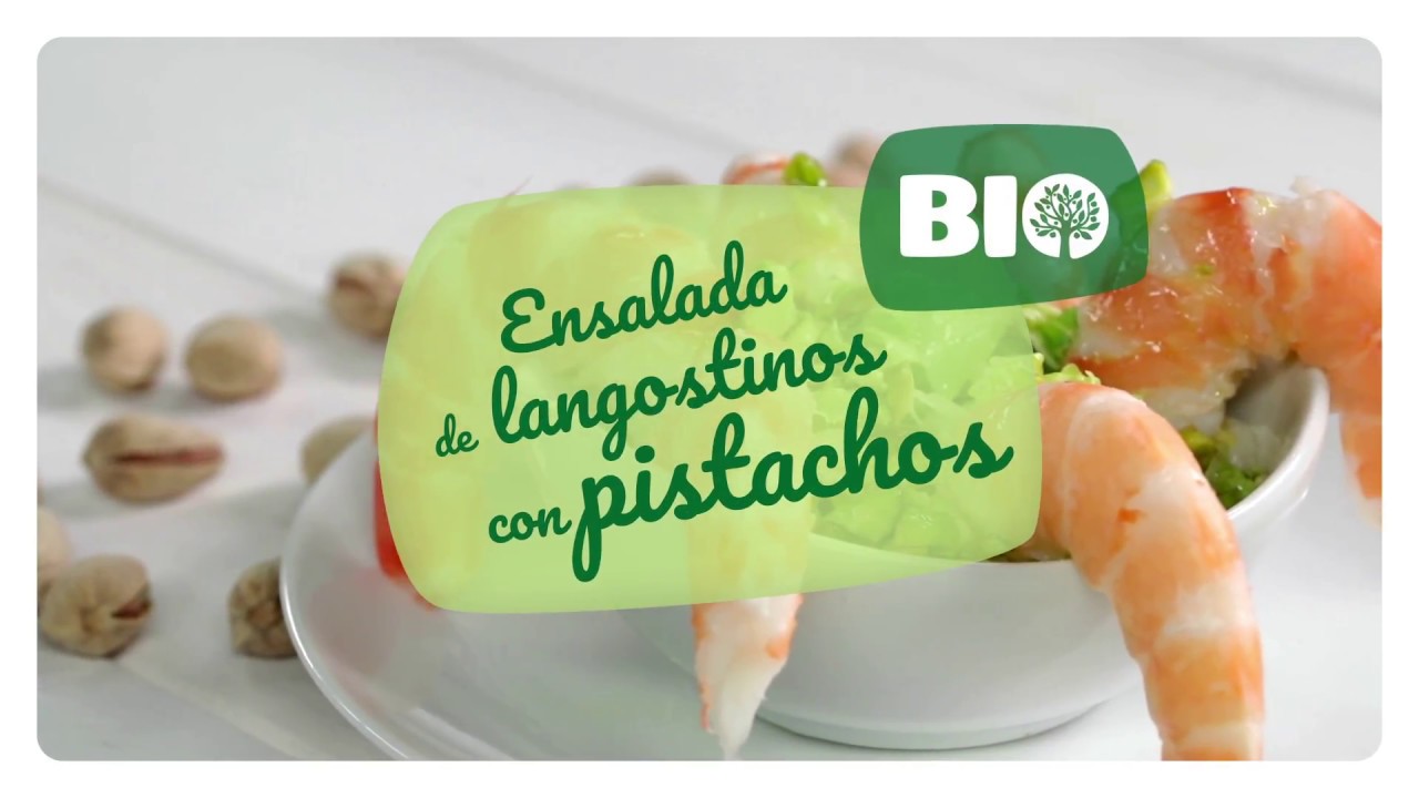 Vive BIO cada día: Ensalada de langostinos con pistachos