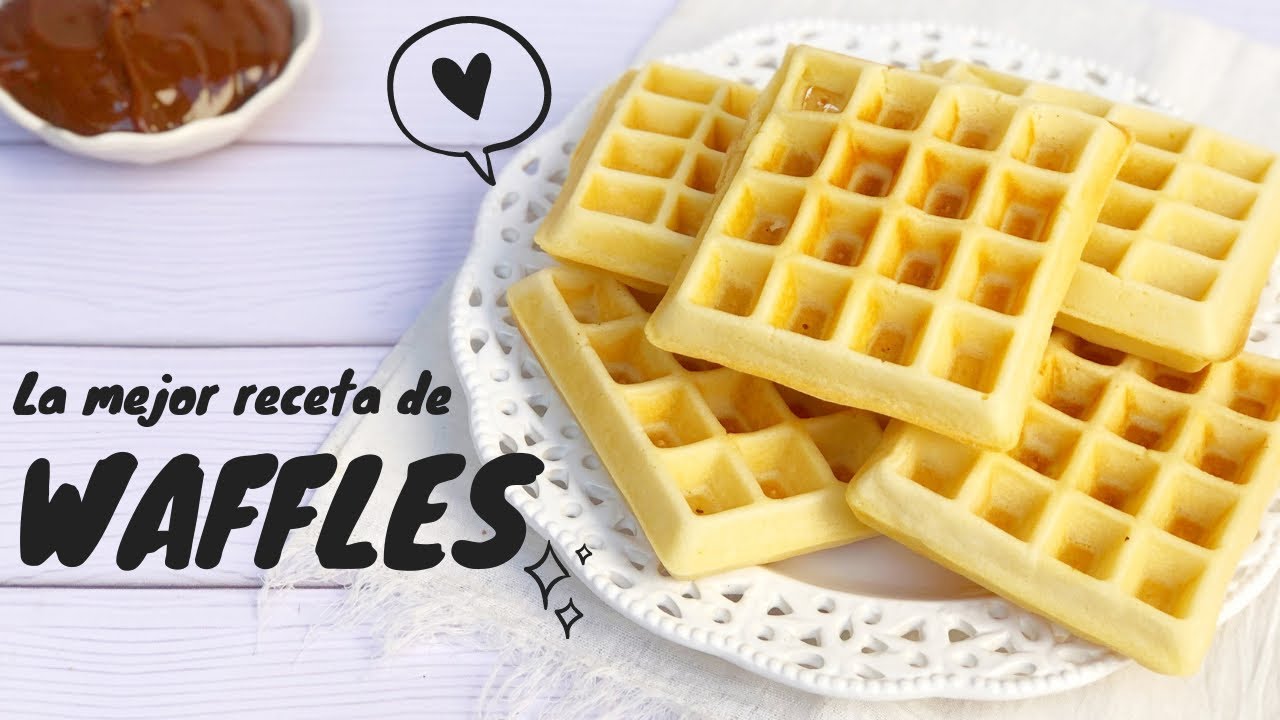 WAFFLES - ¡La mejor receta! Opciones Dulces y Saladas