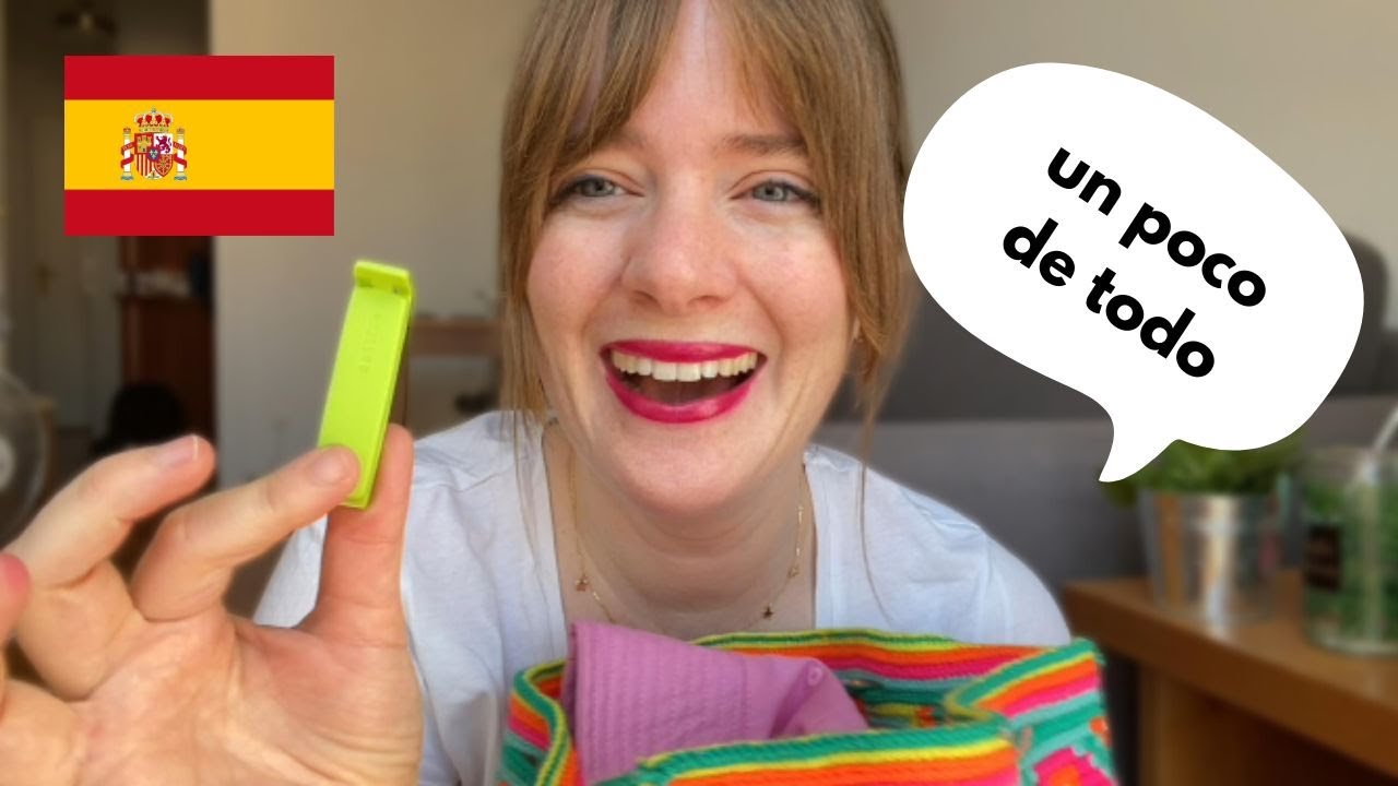 WHAT'S IN MY BAG? / Spanish comprehensible input INTERMEDIATE SPANISH