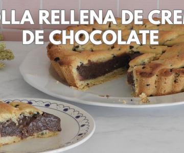 FROLLA RELLENA DE CREMA PASTELERA DE CHOCOLATE | FÁCIL Y SENCILLA | Elu Sweets