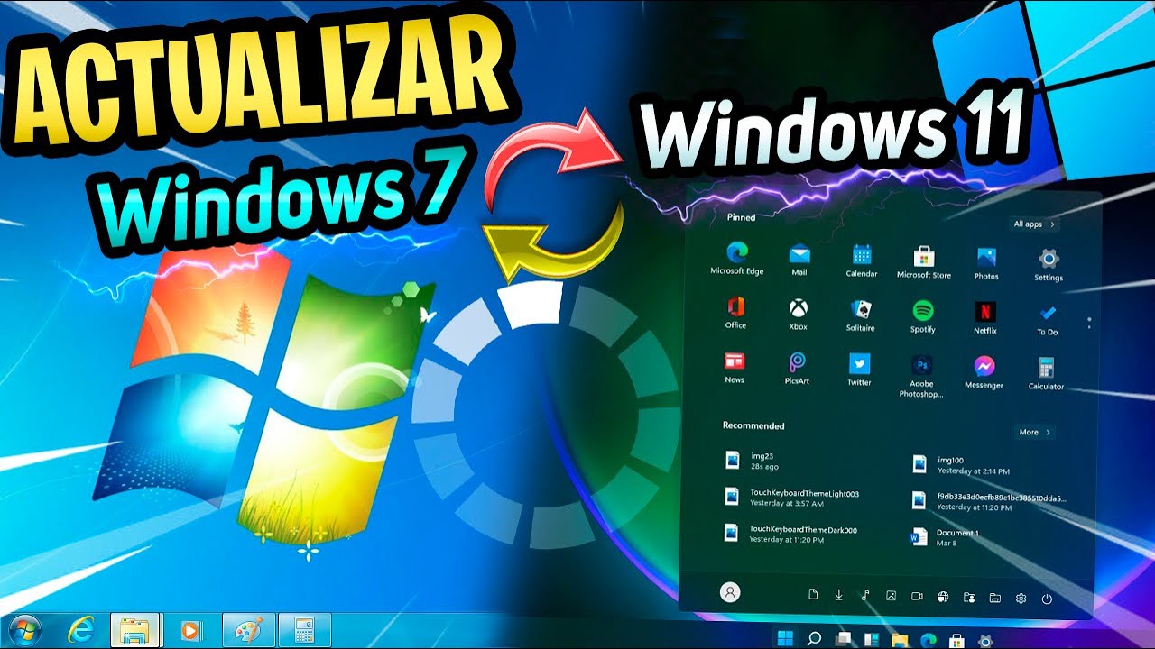 ACTUALIZA⚡ De Windows 7 a WINDOWS 11 OFICIAL Insider / METODO MÁS RAPIDO 2021