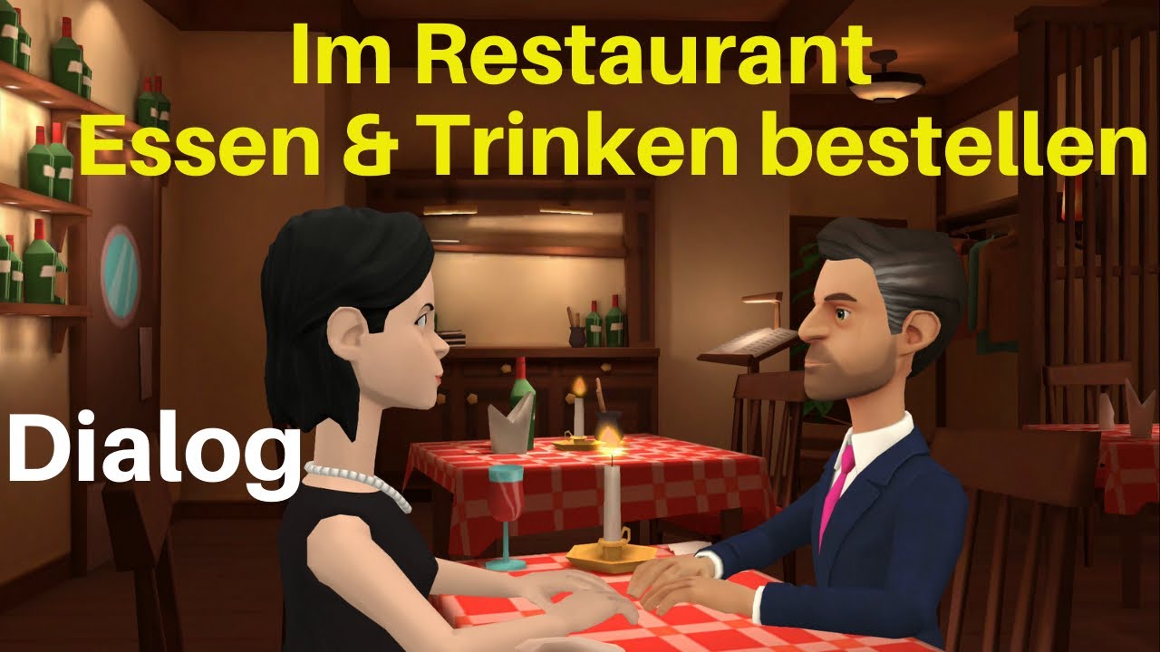 Aprender alemán | Diálogo en el restaurante: pedir comida y bebida