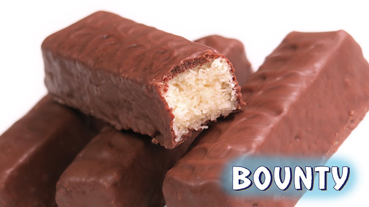 Barritas de Coco y Chocolate | Barritas Bounty Caseras con solo 4 Ingredientes!