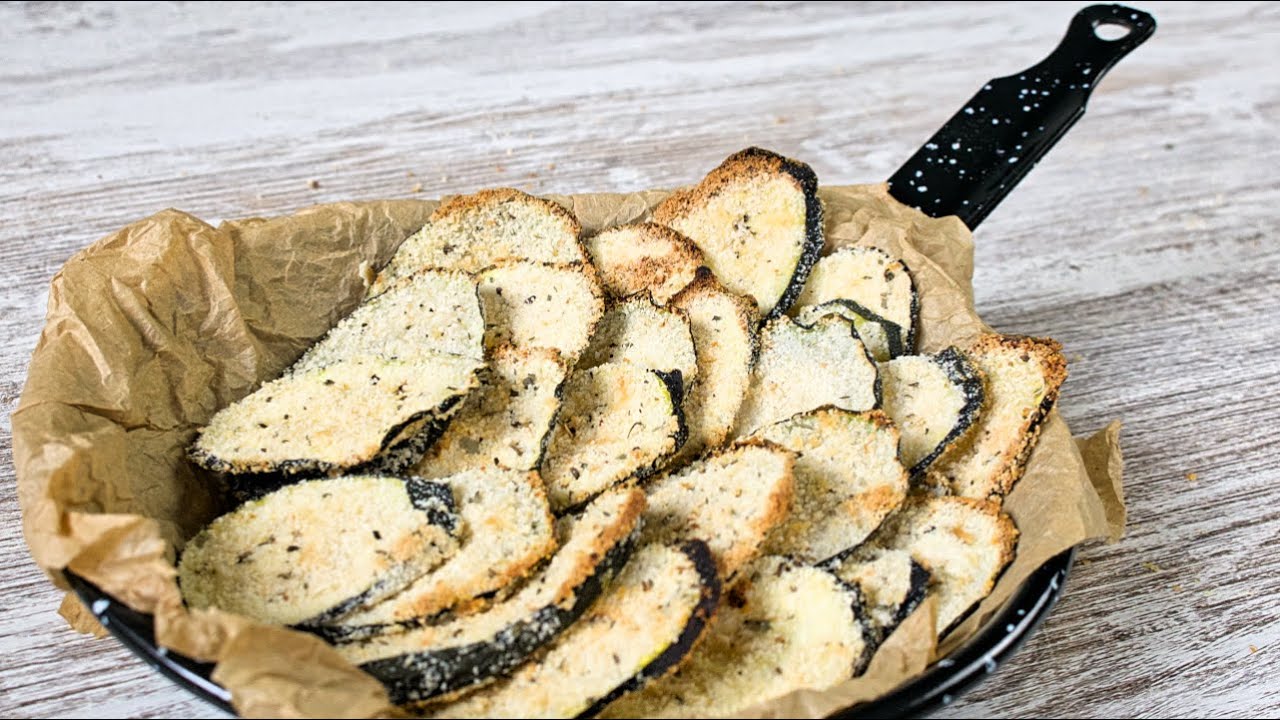 Chips de calabacín - Zucchini Chips ¡Crujientes!. Dieta Mediterránea Recetas - Verduras al horno.
