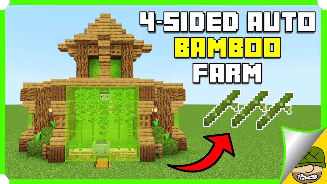 Cómo construir una impresionante granja de bambú en Minecraft Bedrock