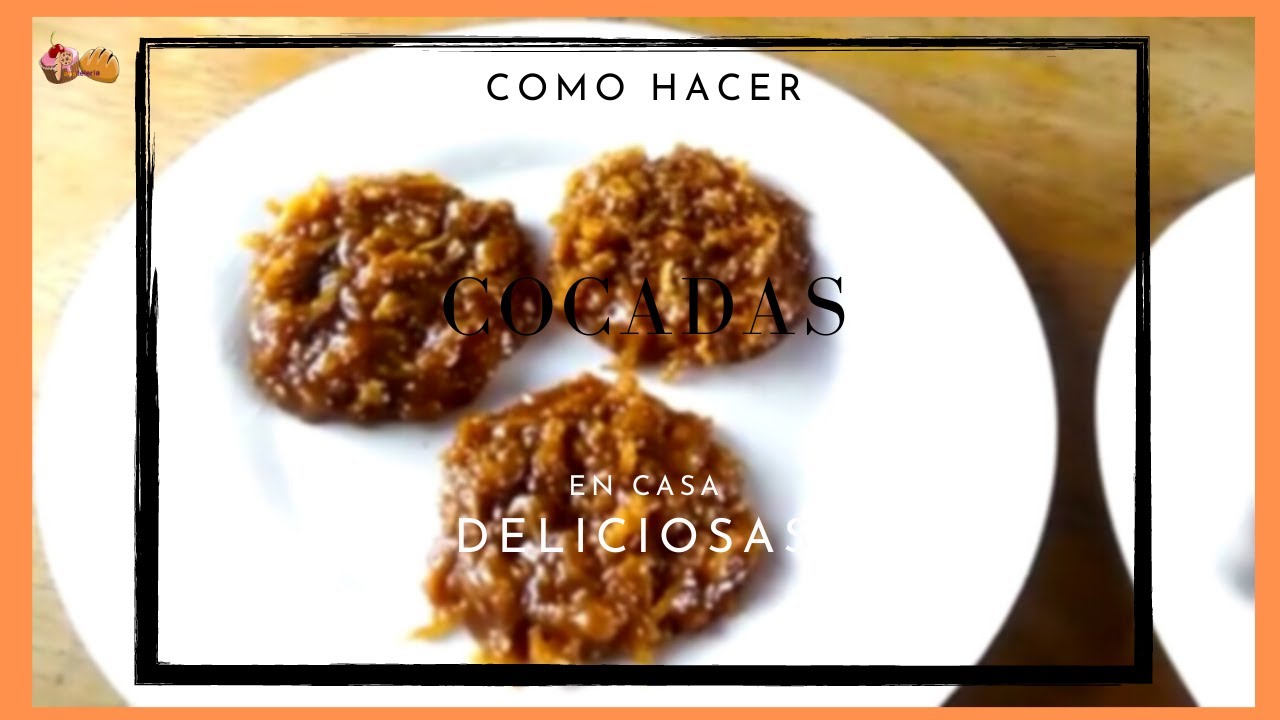 🔴Como hacer COCADAS😋 con papelón y coco (deliciosas) RECETA mega facil 🙌 / @Pansteleria