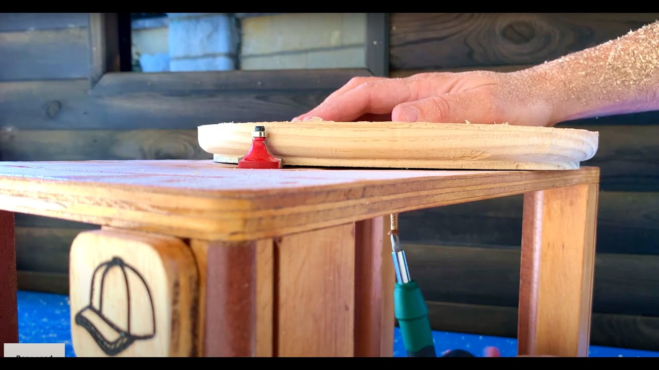 🧢Como hacer PLATO de madera (SOLO CON UNA FRESADORA)