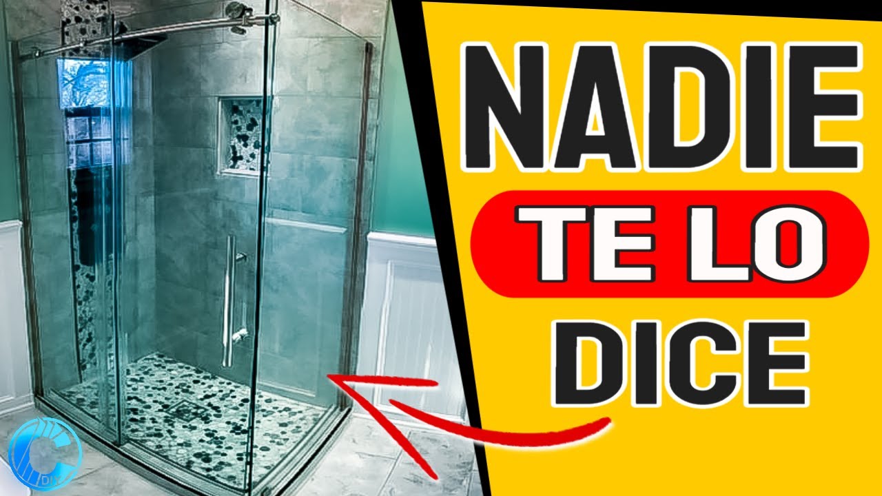 ✅ Como INSTALAR Puertas de VIDRIO TEMPLADO Para Baños MODERNOS 🚿 / Modern Glass Shower Doors 10 minu