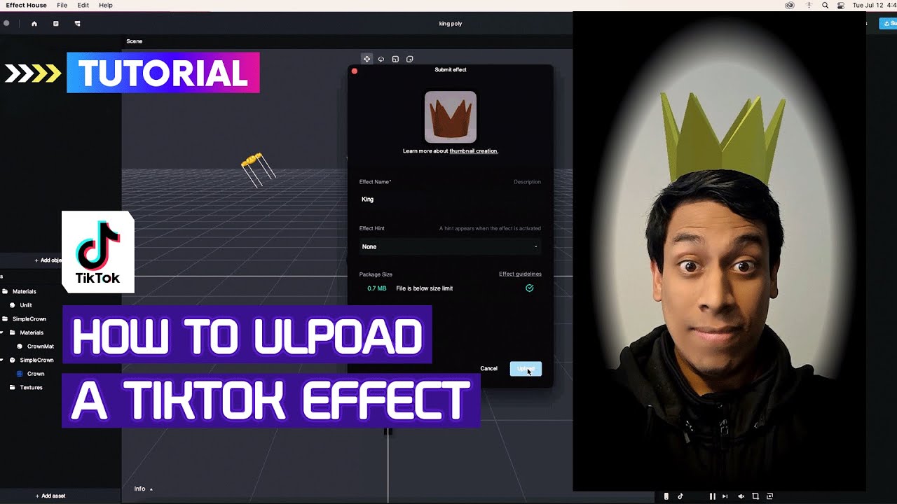 ¿Cómo subir tus filtros de TikTOK? Tutorial Effect House
