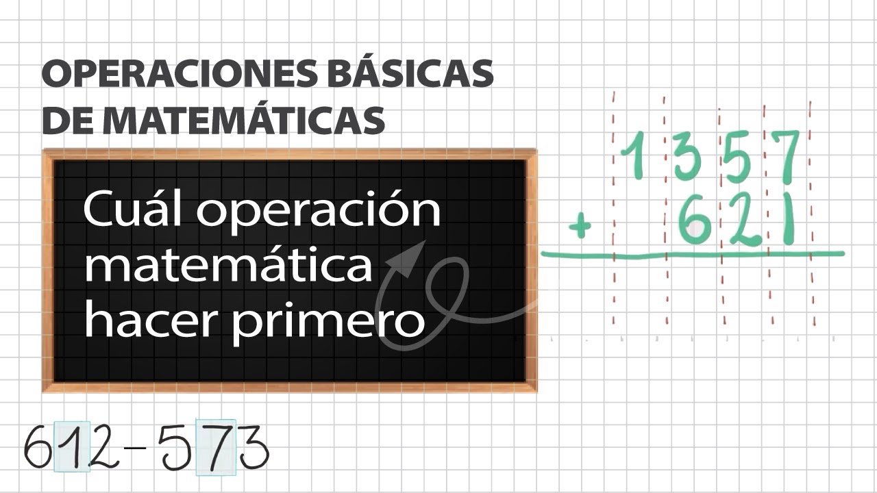 Cuál operación matemática hacer primero | Operaciones básicas de matemáticas