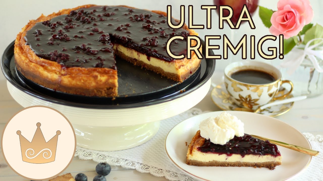 DU WIRST IHN LIEBEN! 💝 ULTRA CREMIGEN HEIDELBEER-KÄSEKUCHEN SELBER ...