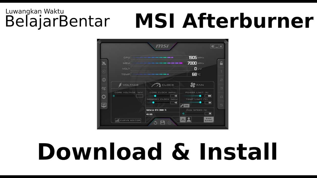 How to Download and Install the Latest Version of MSI Afterburner. Spanish