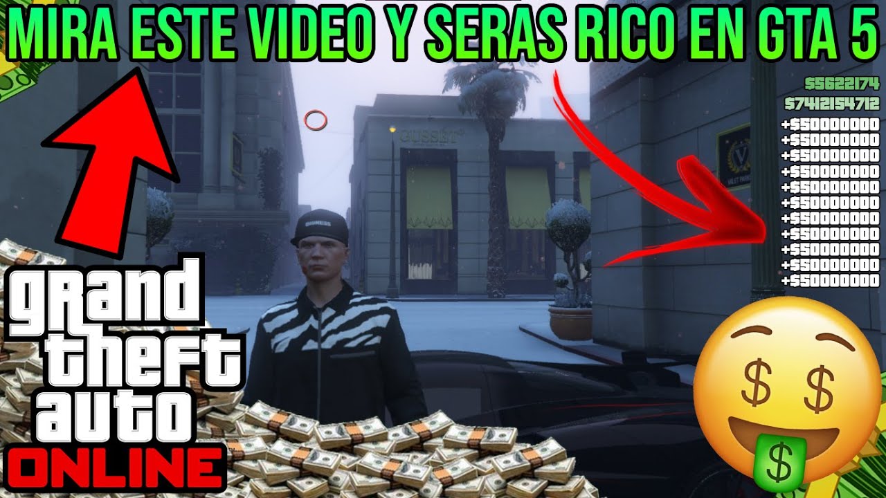 MIRA ESTE VIDEO SI QUIERES SER RICO EN GTA 5 ONLINE! - GANAR MUCHO DINERO EN GTA 5!