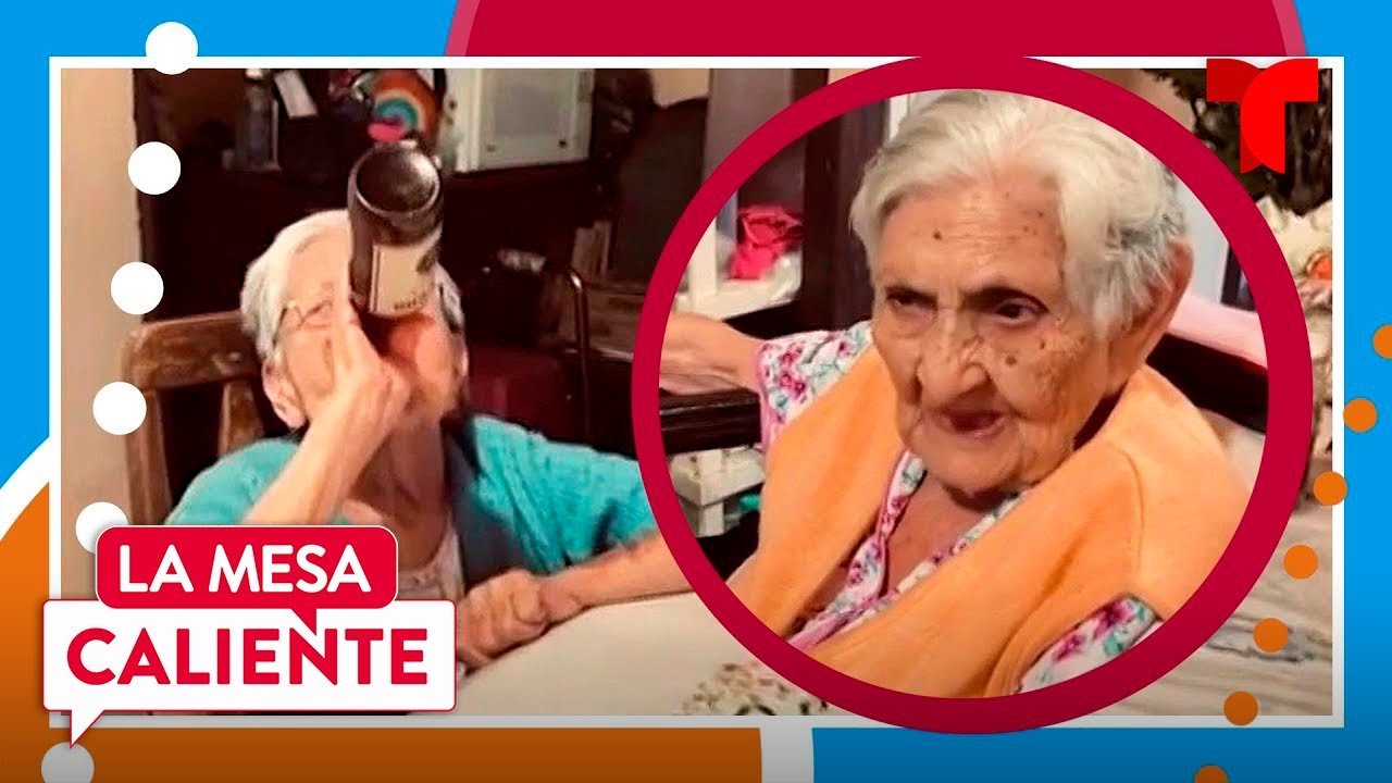 Mujer de 85 años gasta en cerveza y recibe regaño de su mamá | La Mesa Caliente