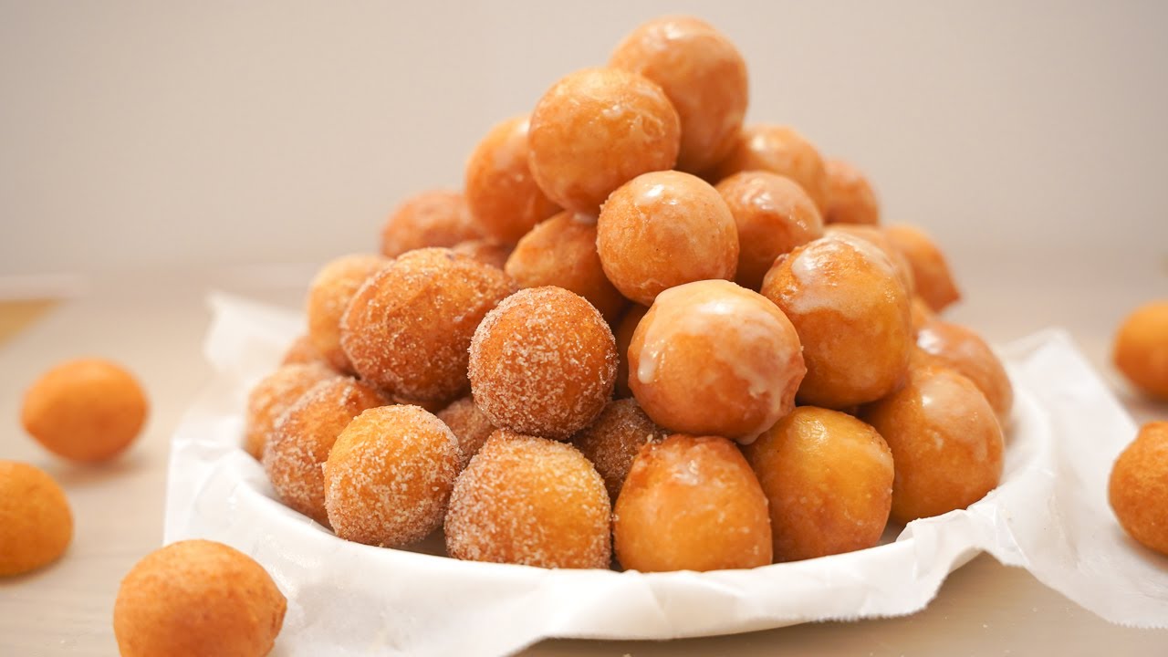 (NO YEAST) Homemade Bubble Doughnuts in 5 Minutes. Only 5 Ingredients.
