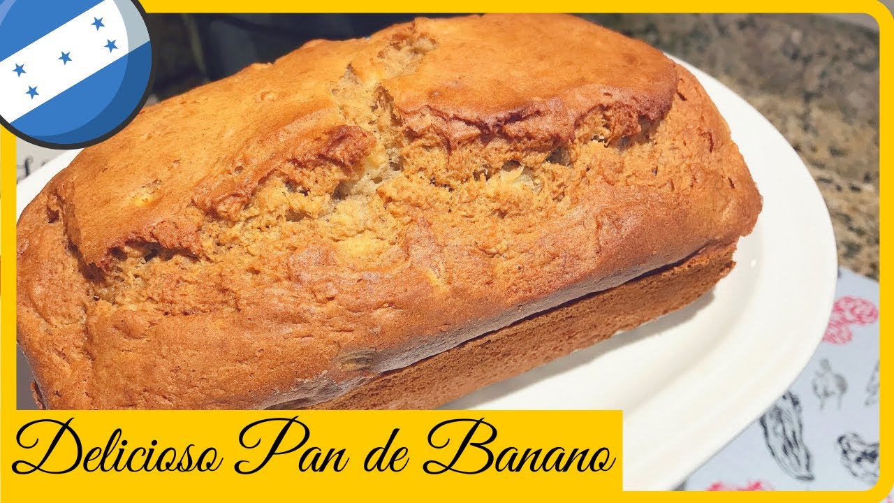 PAN de BANANO HONDUREÑO 🇭🇳 | BANANA BREAD Honduran Recipe