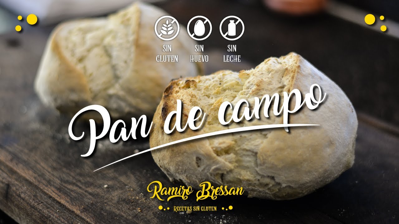 🥖 PAN DE CAMPO sin gluten PASO A PASO 🌱 Casero, fácil, INCREÍBLE! | Recetas SIN GLUTEN