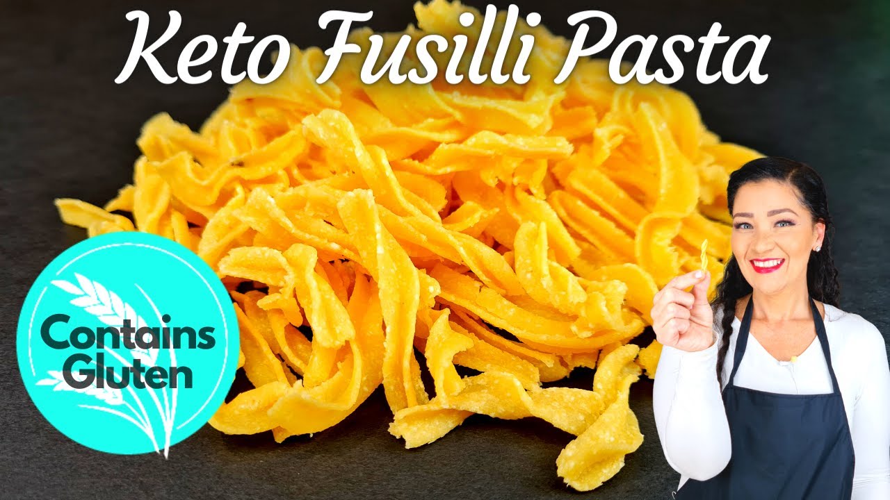 Pasta Keto Fusilli | Receta de harina de lupino