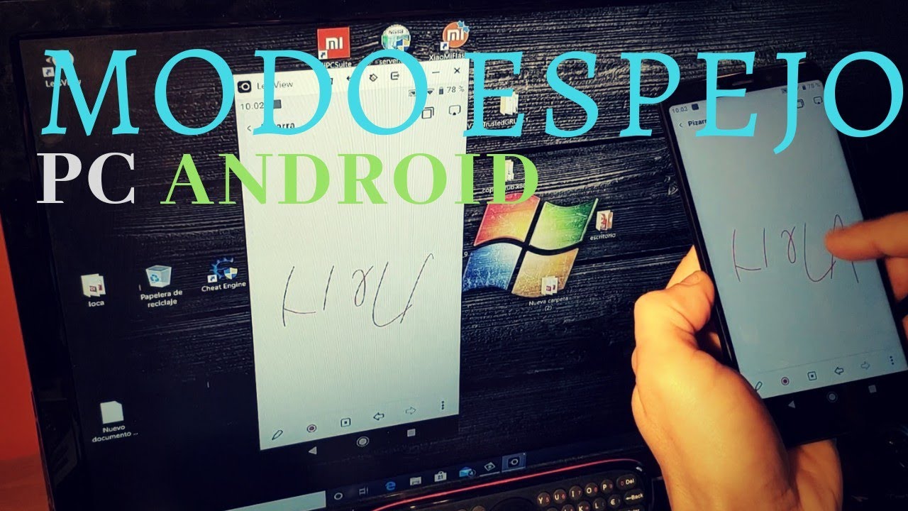 Poner en Modo Espejo Android y PC Windows en 2 minutos